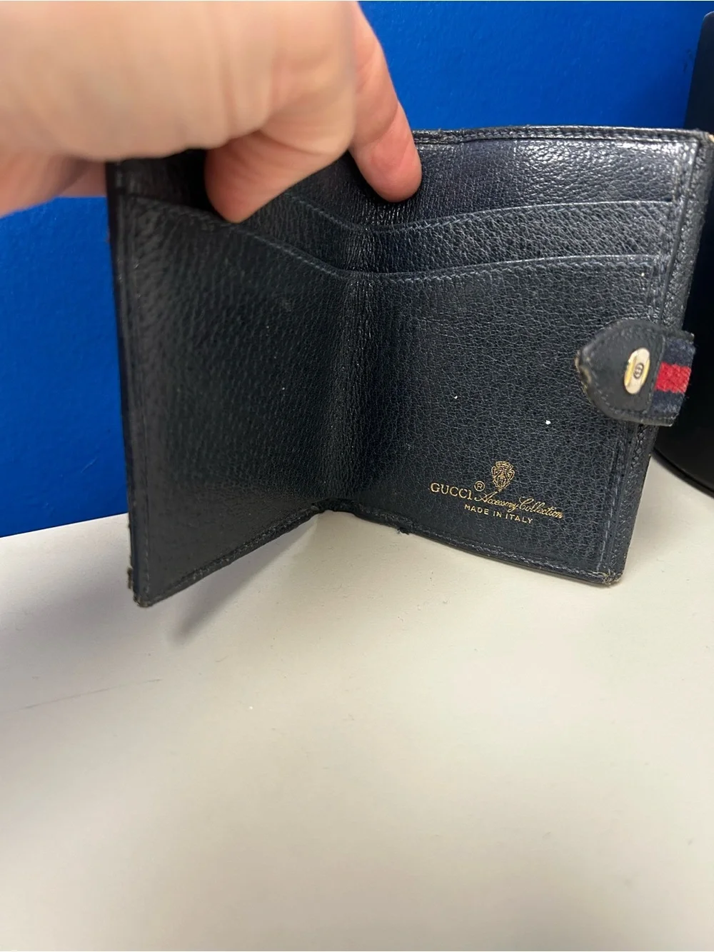 Gucci GG Supreme Canvas French Purse